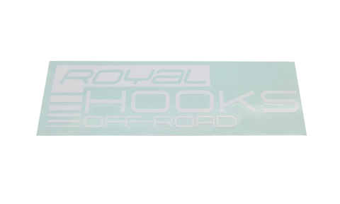 Sticker (Royal Hooks) WHITE