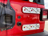 Tailgate Hinges - BILLET (Royal Hooks) RED fits Jeep Wrangler JL - JLU