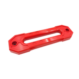 Winch Hawse Fairlead for Synthetic Rope - 1" - BILLET (Royal Hooks) RED