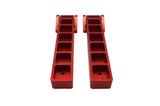Tailgate Hinges - BILLET (Royal Hooks) RED fits Jeep Wrangler JK - JKU