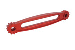 Front or Rear Bumper Fairlead for Synthetic Rope - BILLET (Royal Hooks) RED