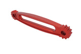 Front or Rear Bumper Fairlead for Synthetic Rope - BILLET (Royal Hooks) RED