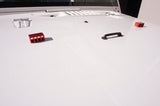Hood Bumps - BILLET (Royal Hooks) RED fits Jeep Wrangler JK - JKU and TJ