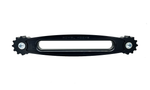 Front or Rear Bumper Fairlead for Synthetic Rope - BILLET (Royal Hooks) BLACK