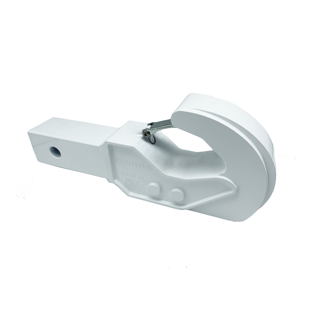 Hitch Hook - Tow Hook for 2 inch Receiver - BILLET (Royal Hooks) WHITE –  Royal Hooks