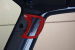 Interior Grab Handle Set - BILLET (Royal Hooks) RED fits Jeep Wrangler JK - JKU