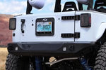 Tailgate Hinges - BILLET (Royal Hooks) BLACK MILLED fits Jeep Wrangler JK - JKU